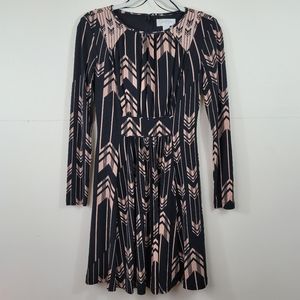 Jessica Simpson Chevron Print Dress Sz 2